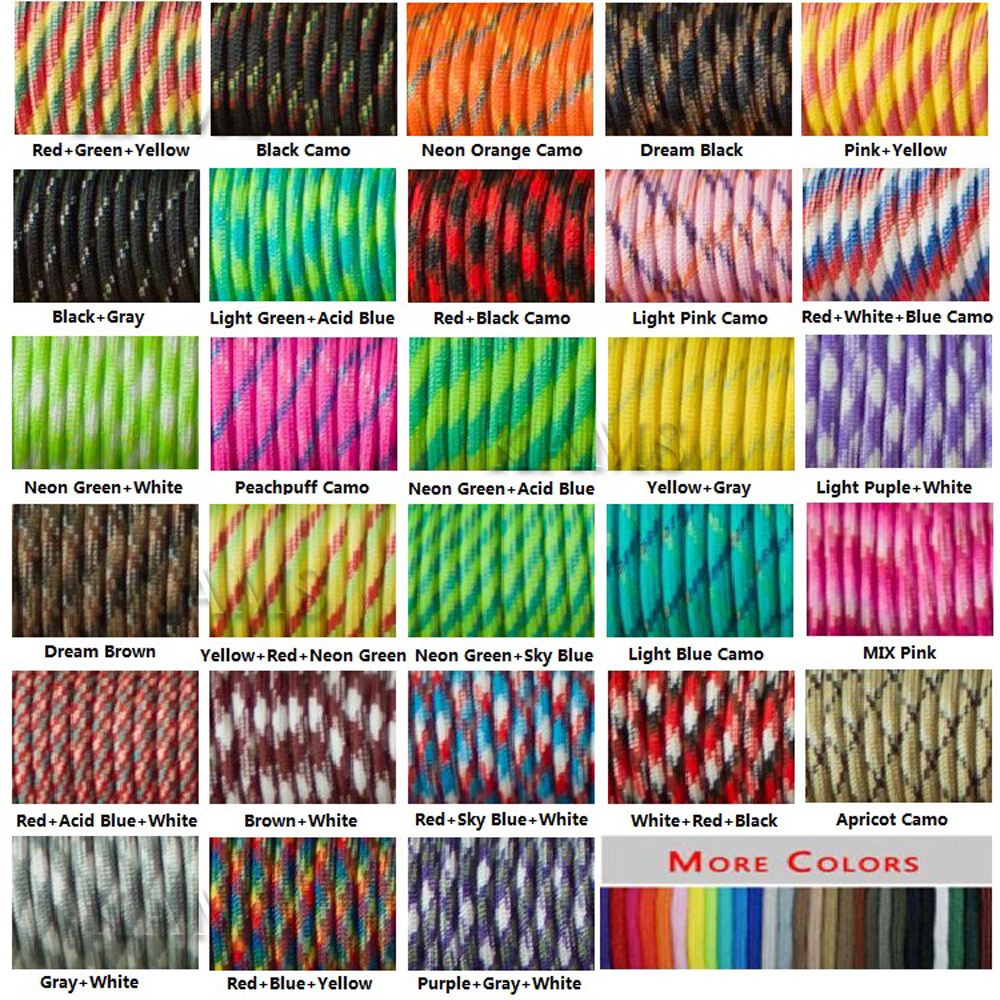 Paracord 550 Feet - 1pcs 550 Paracord Parachute Cord Lanyard