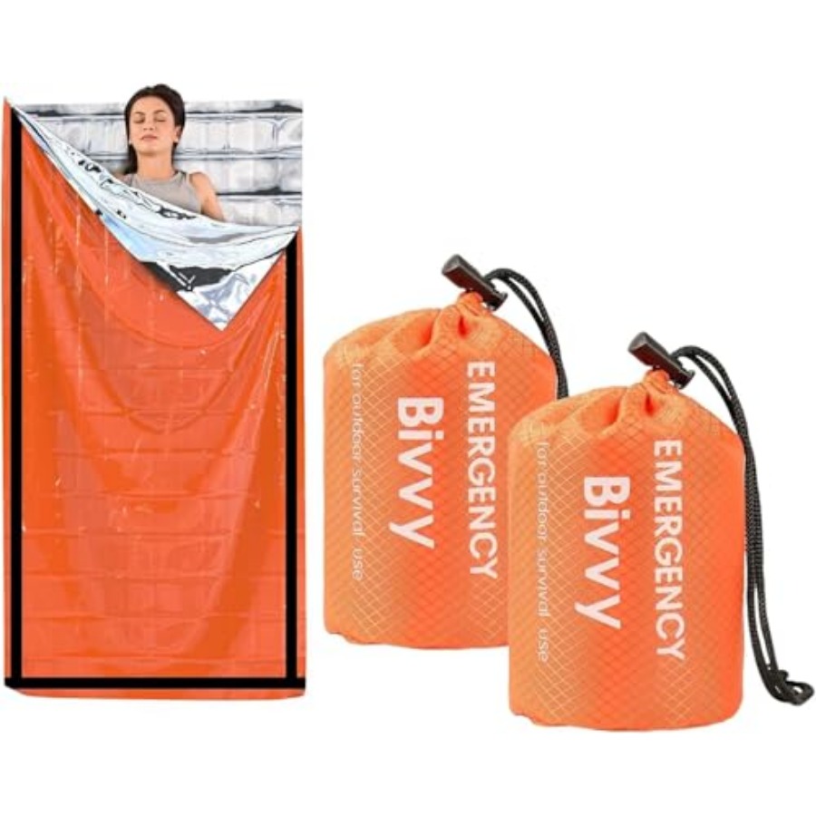 Bivy Sack Lightweight - Emergency Sleeping Bag, Survival Bivy Sack