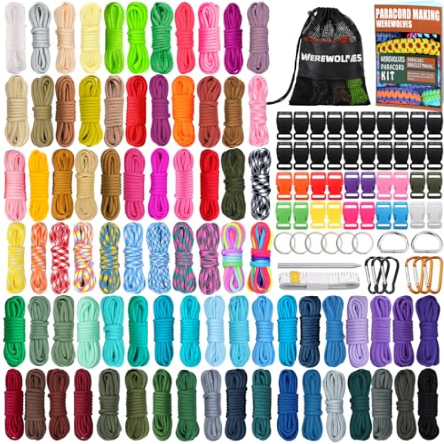 Paracord 550 Feet - 80 Colors Paracord Cord 550 Paracord