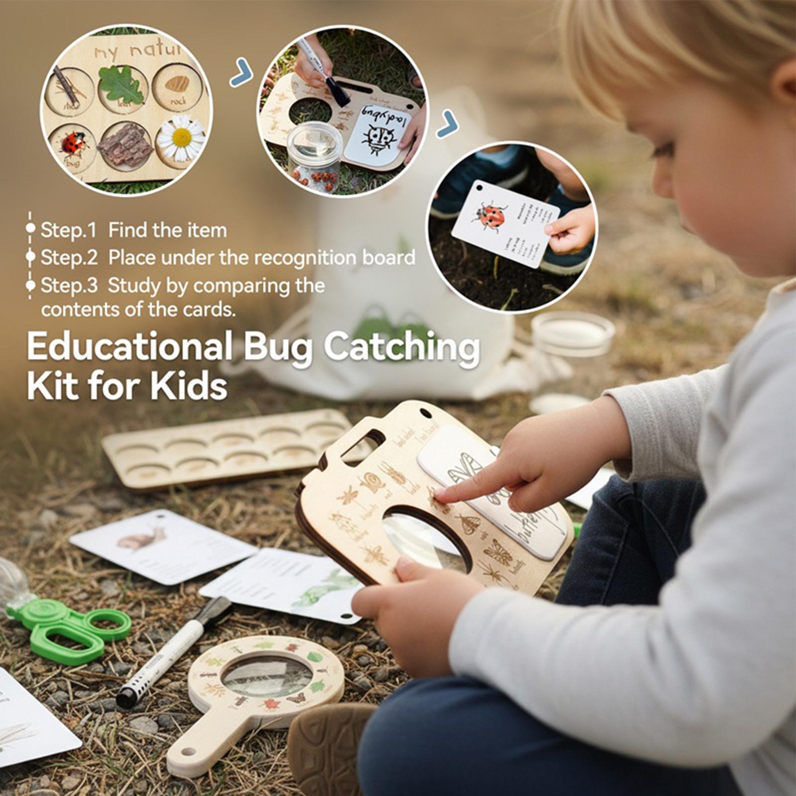 Outdoor Adventure Kit For Kids - Kids Adventure Kit Plant Microscope Game