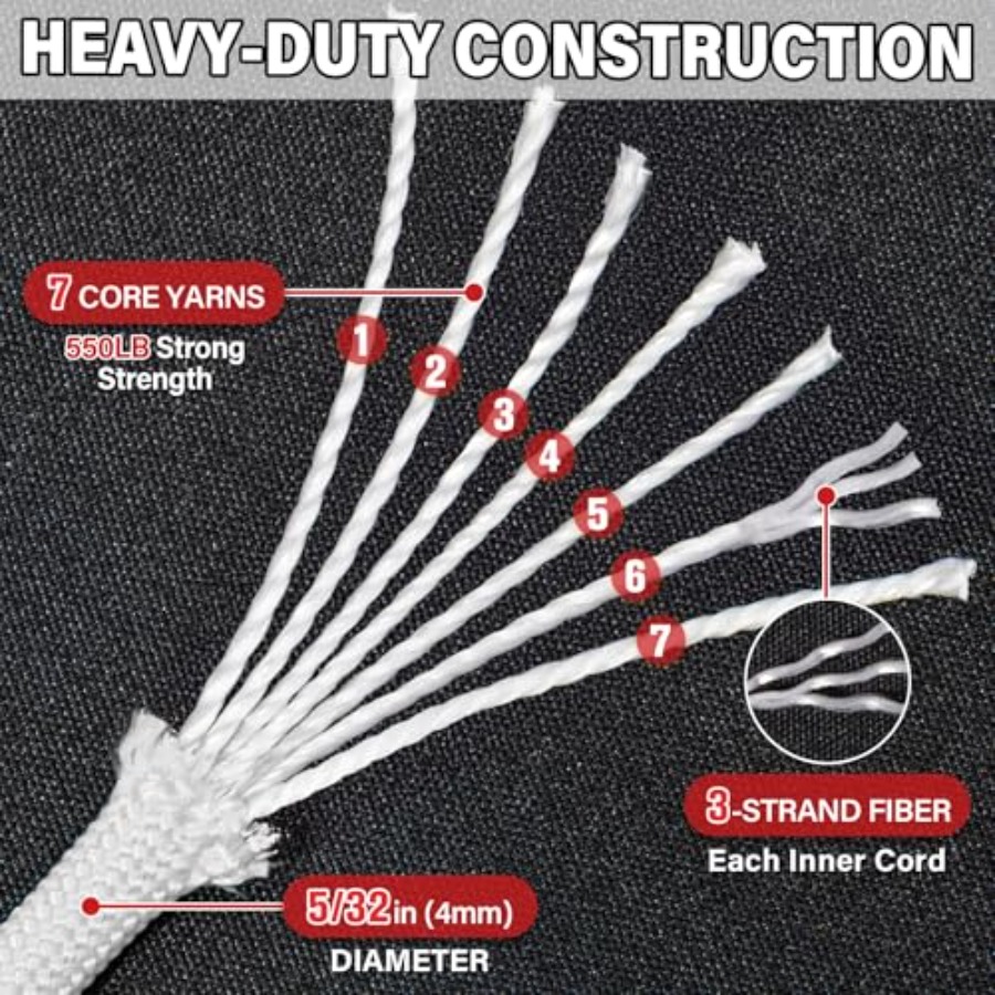 Paracord Rope 550 lb - 50 Feet – Paracord 550 Feet recenzja i cena