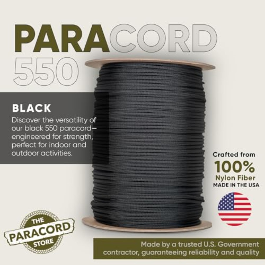 Type III 550 Paracord - 1000 F – Paracord 550 Feet recenzja i cena