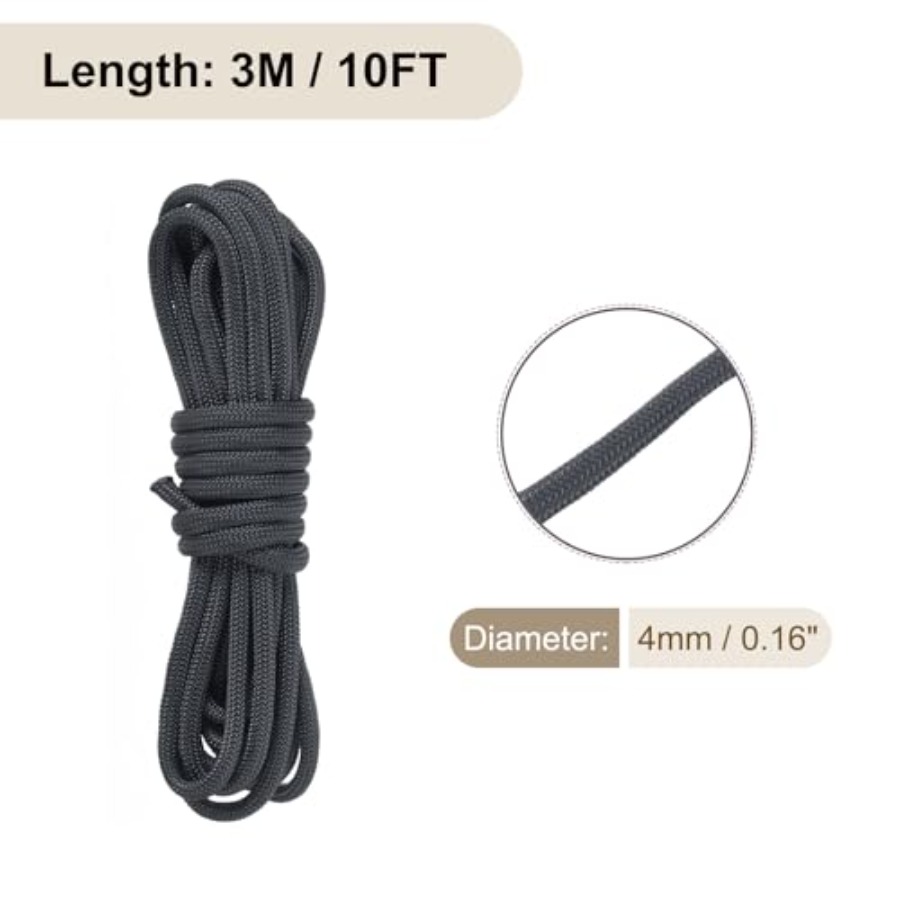 Outdoor camping tent gear: 4mm – Paracord 550 Feet recenzja i cena