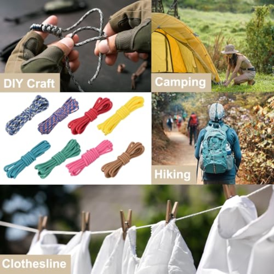 Outdoor camping tent gear: 4mm – Paracord 550 Feet recenzja i cena