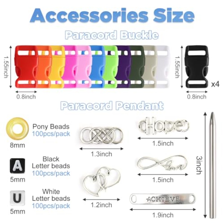 90 Colors Paracord 550 - 10 Fe – Paracord 550 Feet recenzja i cena