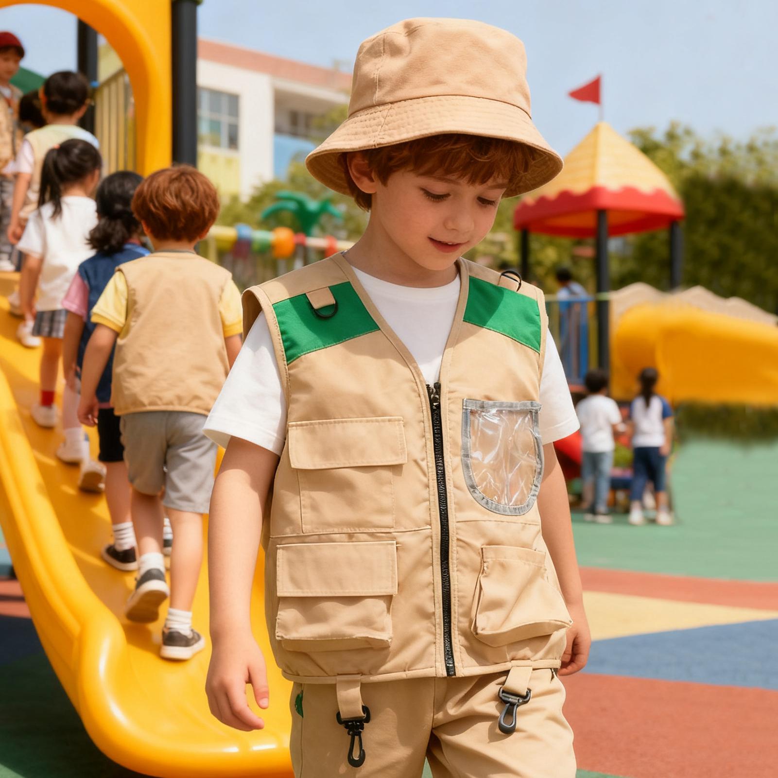 Kids Explorer hat and vest Cos – Outdoor Adventure Kit For Kids recenzja i cena