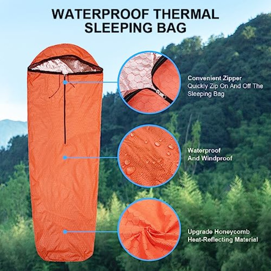 Emergency Sleeping Bag Thermal – Bivy Sack Lightweight recenzja i cena