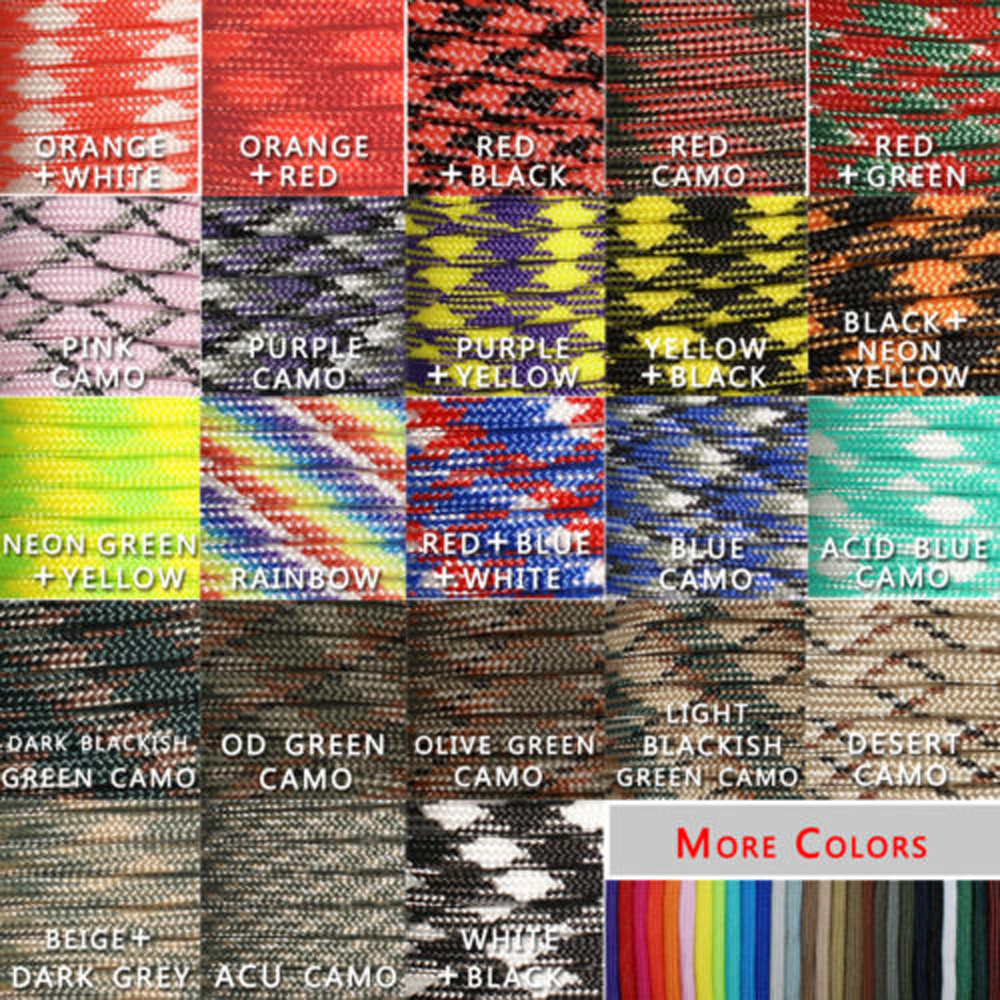 1pcs 550 Paracord Parachute Co – Paracord 550 Feet recenzja i cena