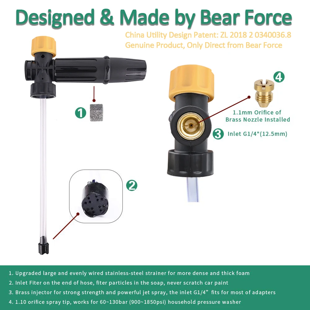 Car Foam Wash Snow Foam Lance  – Bear Spray Clip recenzja i cena