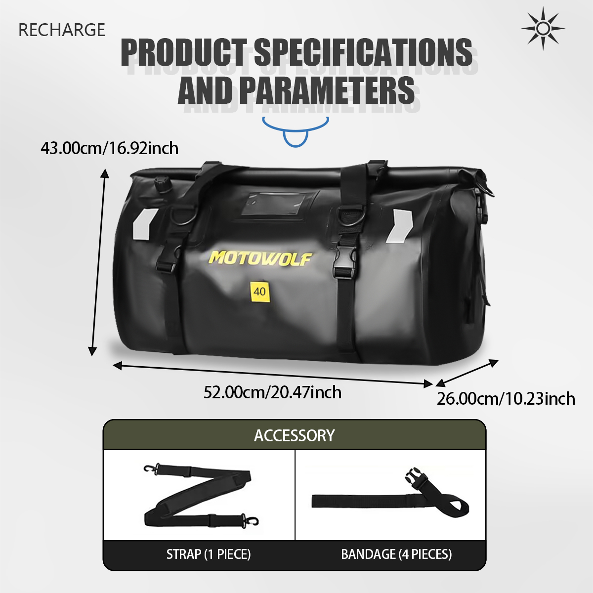 Waterproof Duffel Bag 40L/66L  – Outdoor Adventure Kayak recenzja i cena