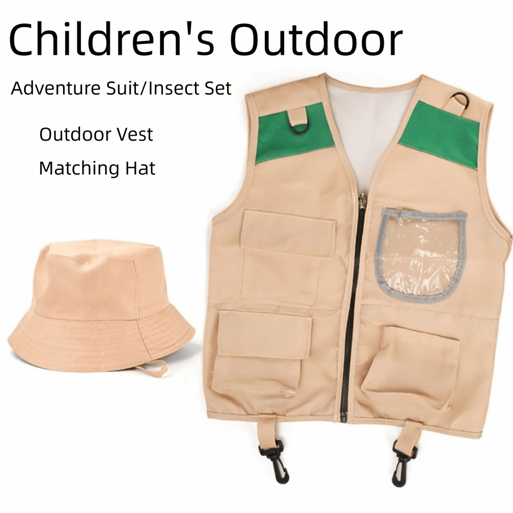 Multicolor Explorer Hat Vest C – Outdoor Adventure Kit For Kids recenzja i cena