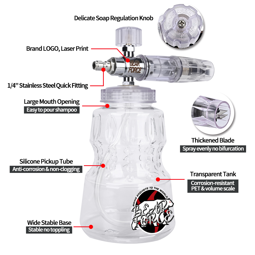 Pressure Washer Aluminum Foam  – Bear Spray Clip recenzja i cena