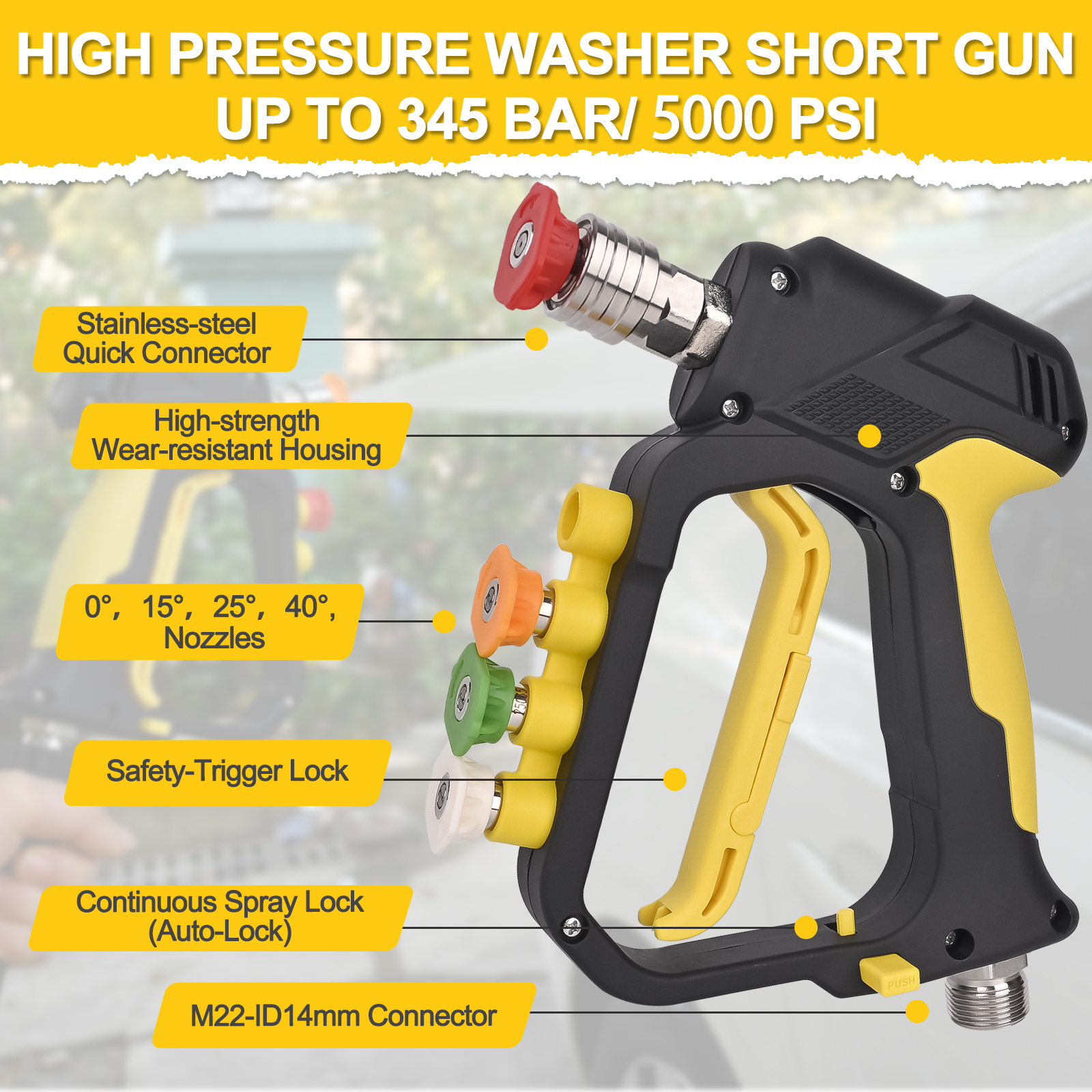 High Pressure Washer Short Spr – Bear Spray Clip recenzja i cena