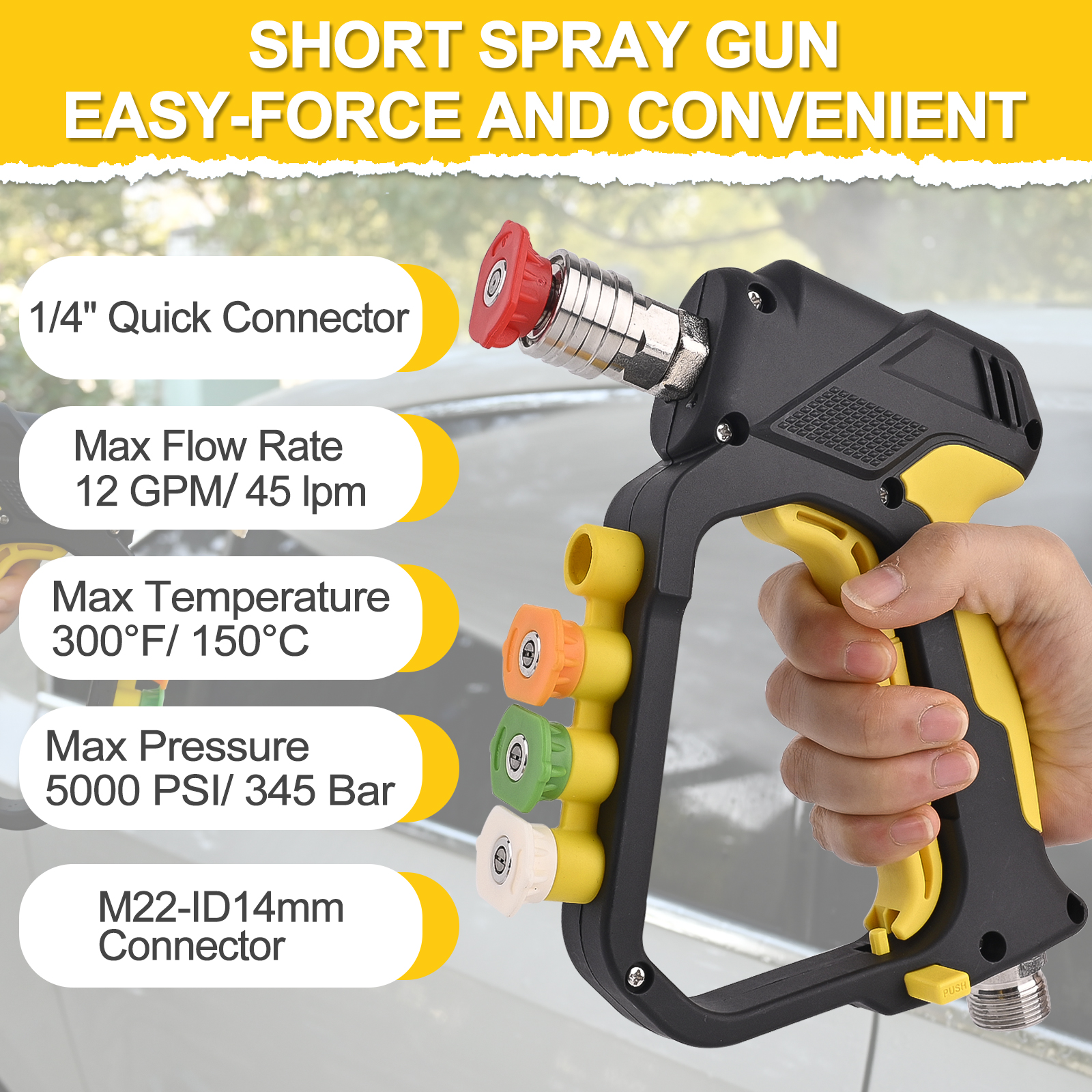 High Pressure Washer Short Spr – Bear Spray Clip recenzja i cena