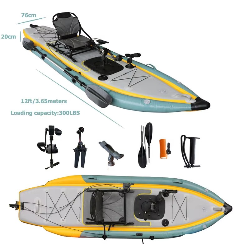 14ft Two-Person Inflatable Ped – Outdoor Adventure Kayak recenzja i cena