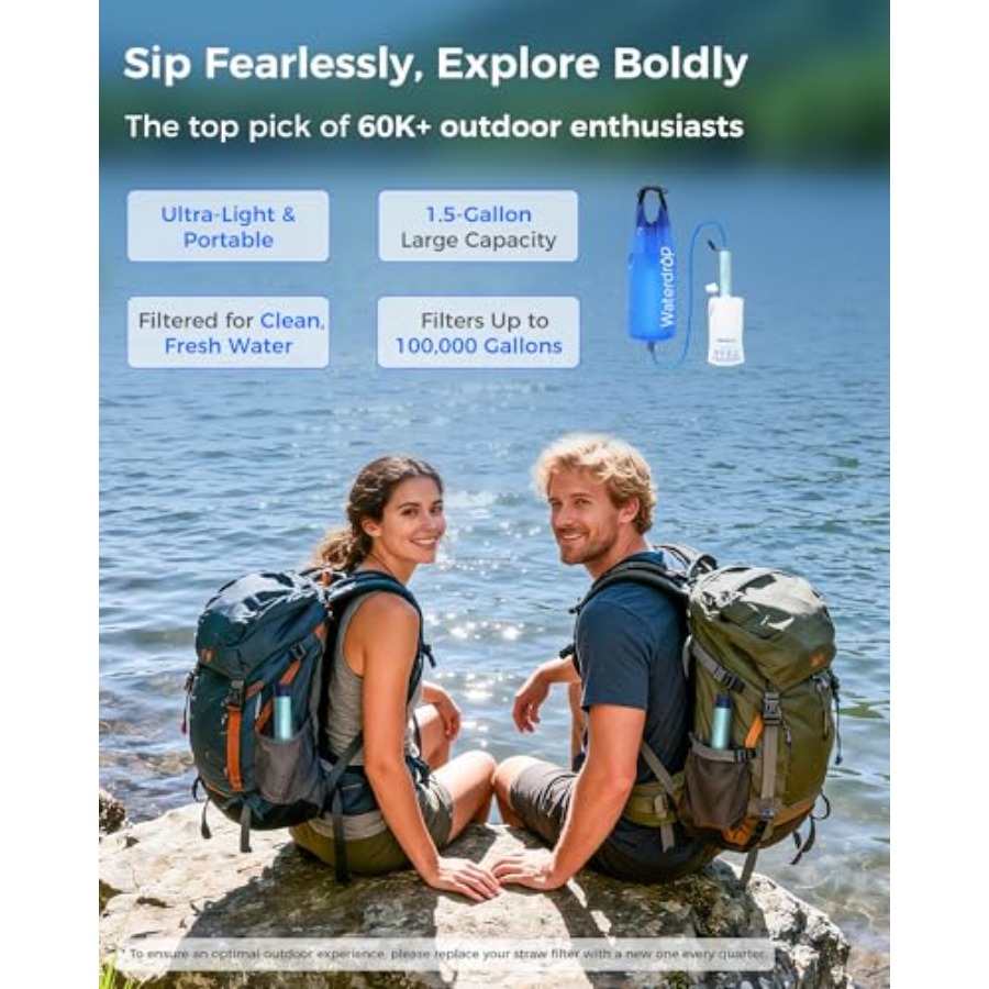 Gravity Water Filter Straw Cam – Water Filter Straw recenzja i cena