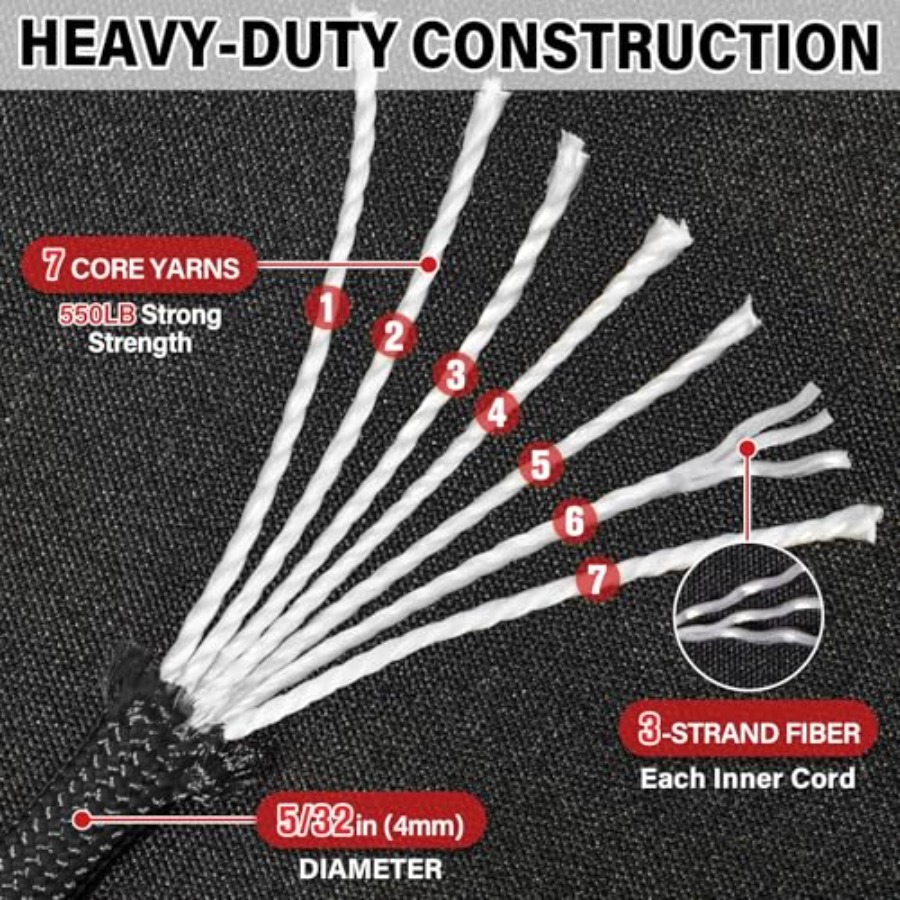 Paracord Rope 550 lb - 50 Feet – Paracord 550 Feet recenzja i cena