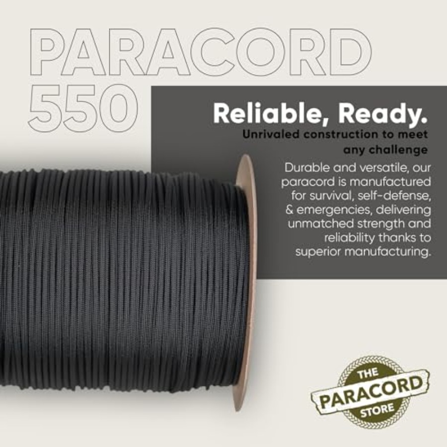 Type III 550 Paracord - 1000 F – Paracord 550 Feet recenzja i cena