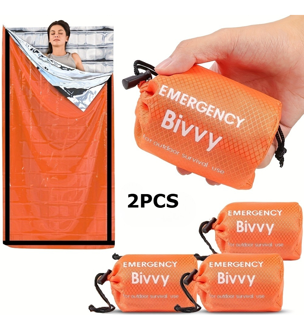 2pc Emergency Sleeping Bag/Sur – Bivy Sack Lightweight recenzja i cena