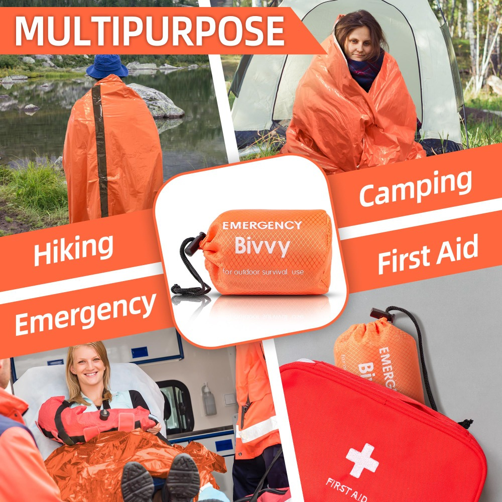 2pc Emergency Sleeping Bag/Sur – Bivy Sack Lightweight recenzja i cena