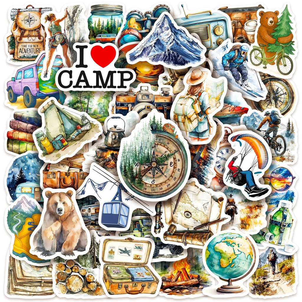 50PCS Outdoor Watercolor Campi – Outdoor Adventure Stores recenzja i cena