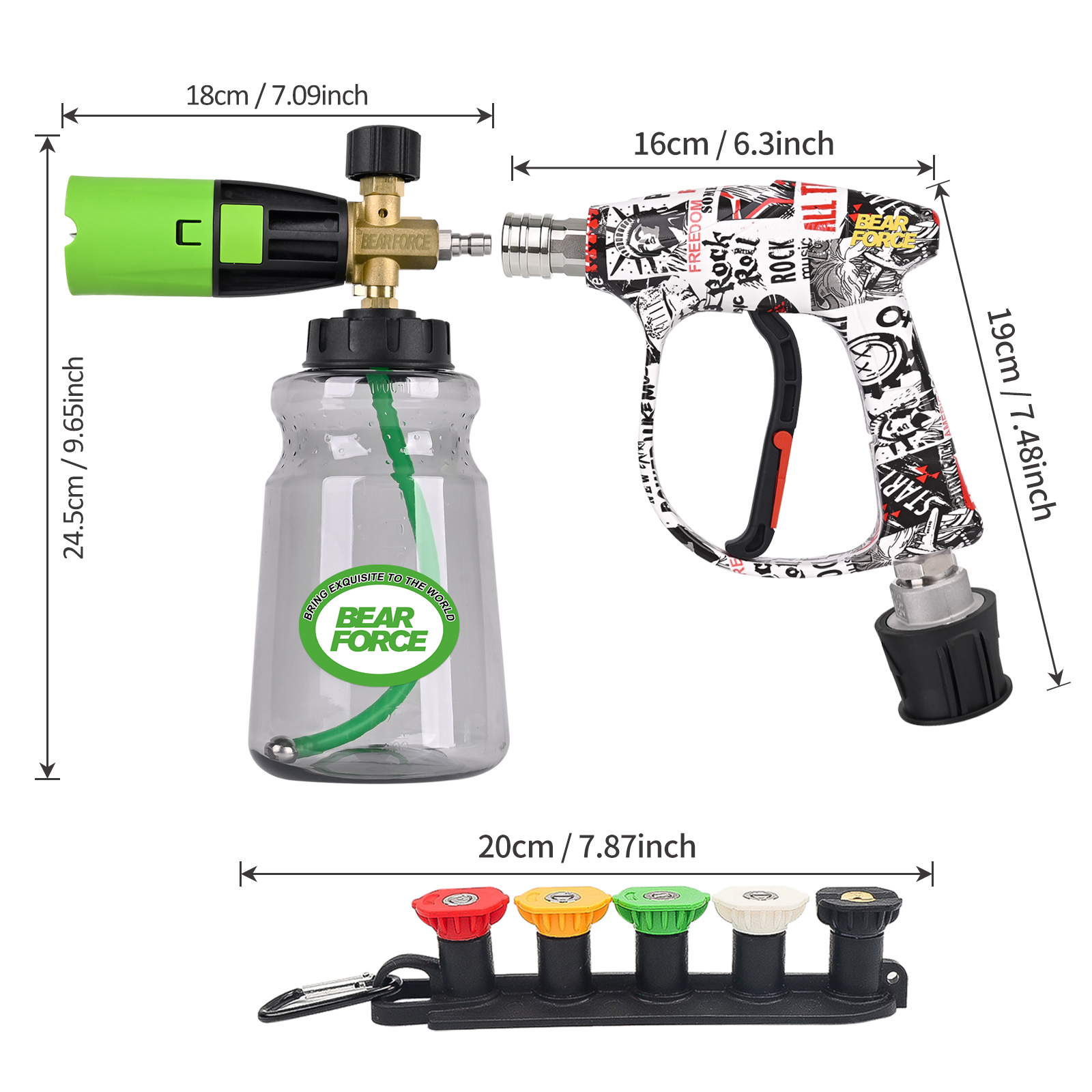 BEAR FORCE Pressure Washer Foa – Bear Spray Clip recenzja i cena