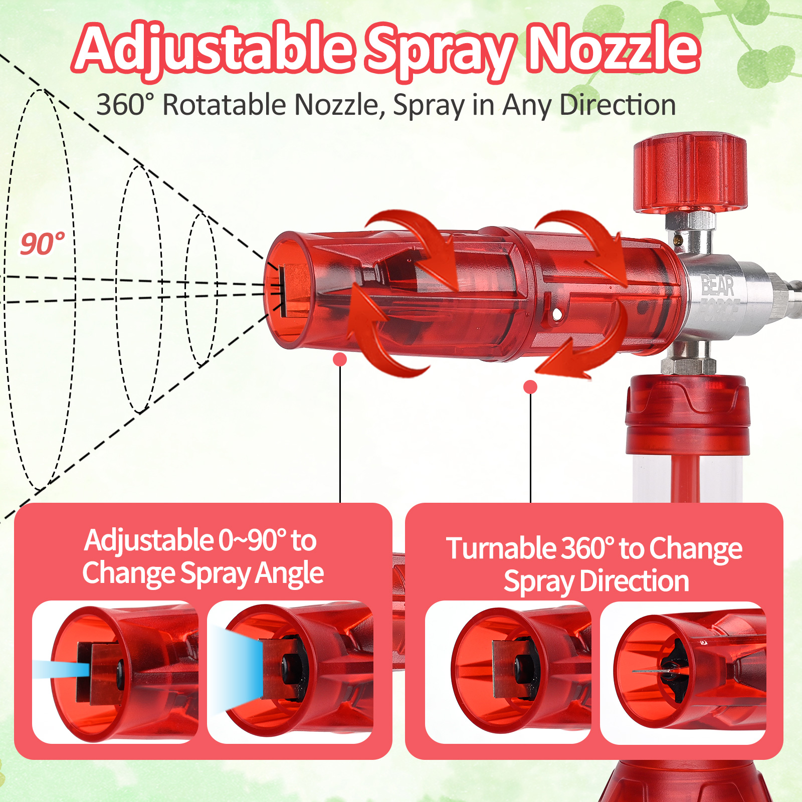 BEAR FORCE Upgraded Pressure M – Bear Spray Clip recenzja i cena